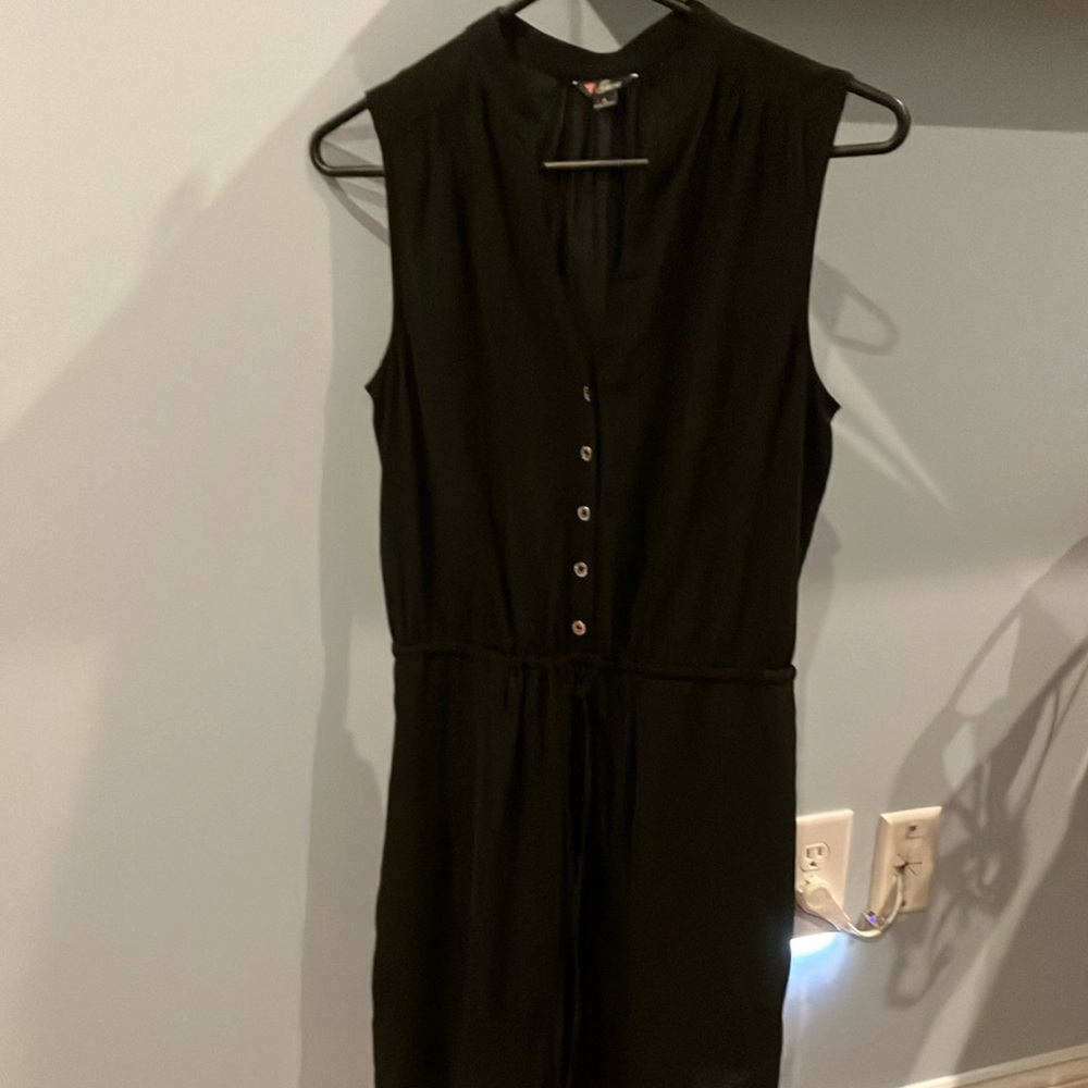 Guess size small black blouse dress